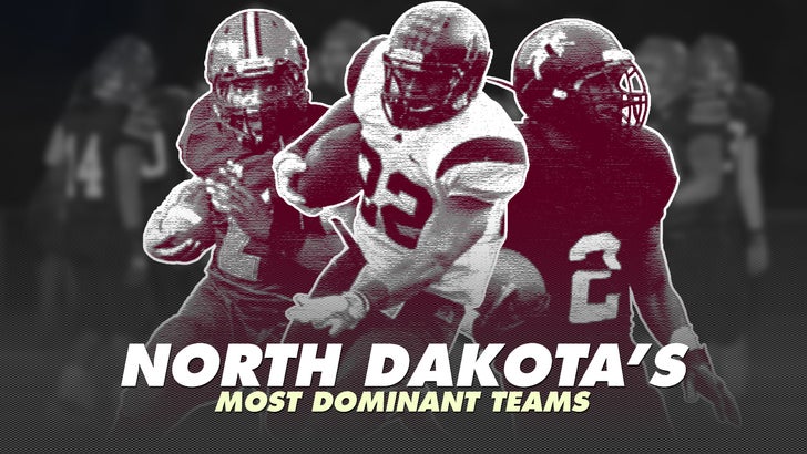 Most dominant football teams from N.D.