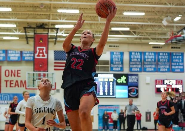 Arrowhead senior Natalie Kussow, a Minnesota recruit, has led the Warhawks to an 11-0 record, averaging 26.9 points per game. (Photo: David Feyen)