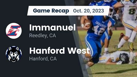 Immanuel pile up the points against Hanford West