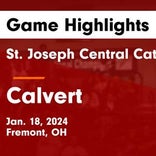 Calvert piles up the points against St. Mary Central Catholic