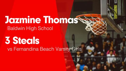 Jazmine Thomas Game Report: vs Wolfson