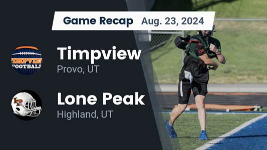 Football Recap: Timpview's Winning Streak Snapped at Ten Games