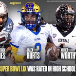 Where every Super Bowl LIX player was rated coming out of high school
