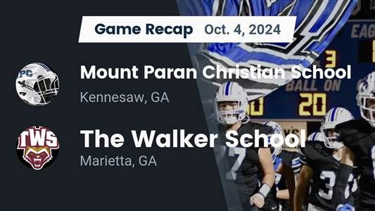 Football Recap: Walker Takes a Loss