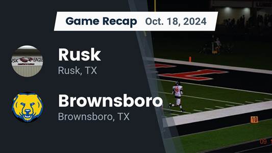 Football Recap: Rusk Comes Up Short