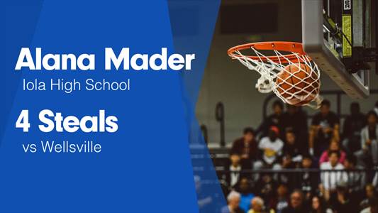 Alana Mader Game Report: vs Wellsville