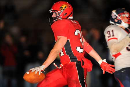 Lucas Petrullo rushed for two touchdowns in the fourth quarter, including the game-winner.