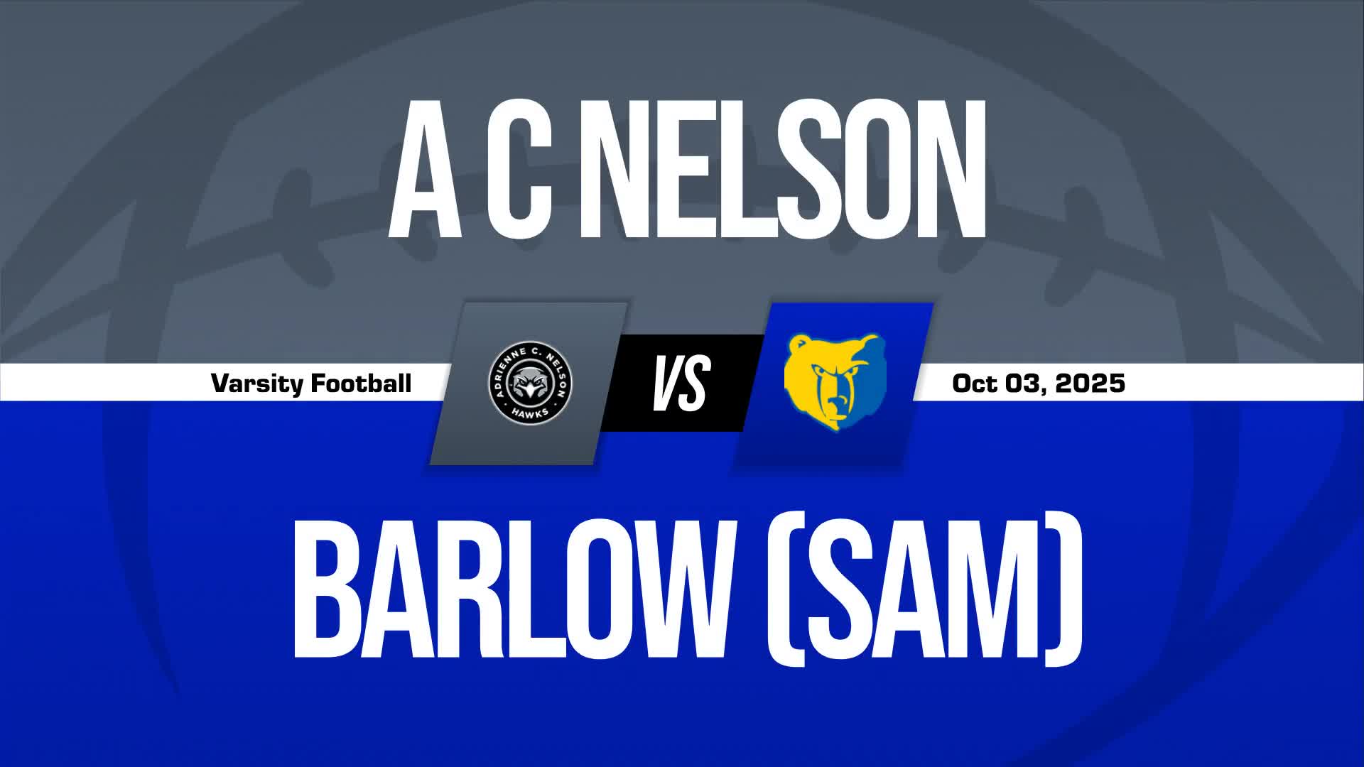 Football Game Preview: Nelson vs. Central Catholic Rams