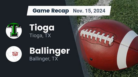 Football Recap: Tioga's Run of Seven Straight  Victories Now Over