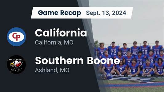 Football Recap: Southern Boone Piles Up the Points Against Calif