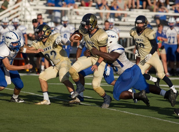 Quarterback Tommy Stevens accounted for almost 2,300 yards and 22 touchdowns in the Hawks' first nine games.