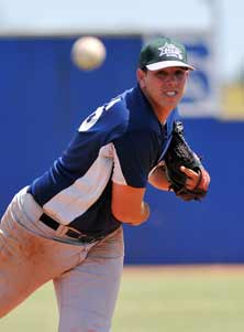Pitcher Jose Fernandez is touted asa likely first-round draft pick.Maturity abounds in the young man,who defected from Cuba.