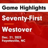 Westover piles up the points against Western Harnett