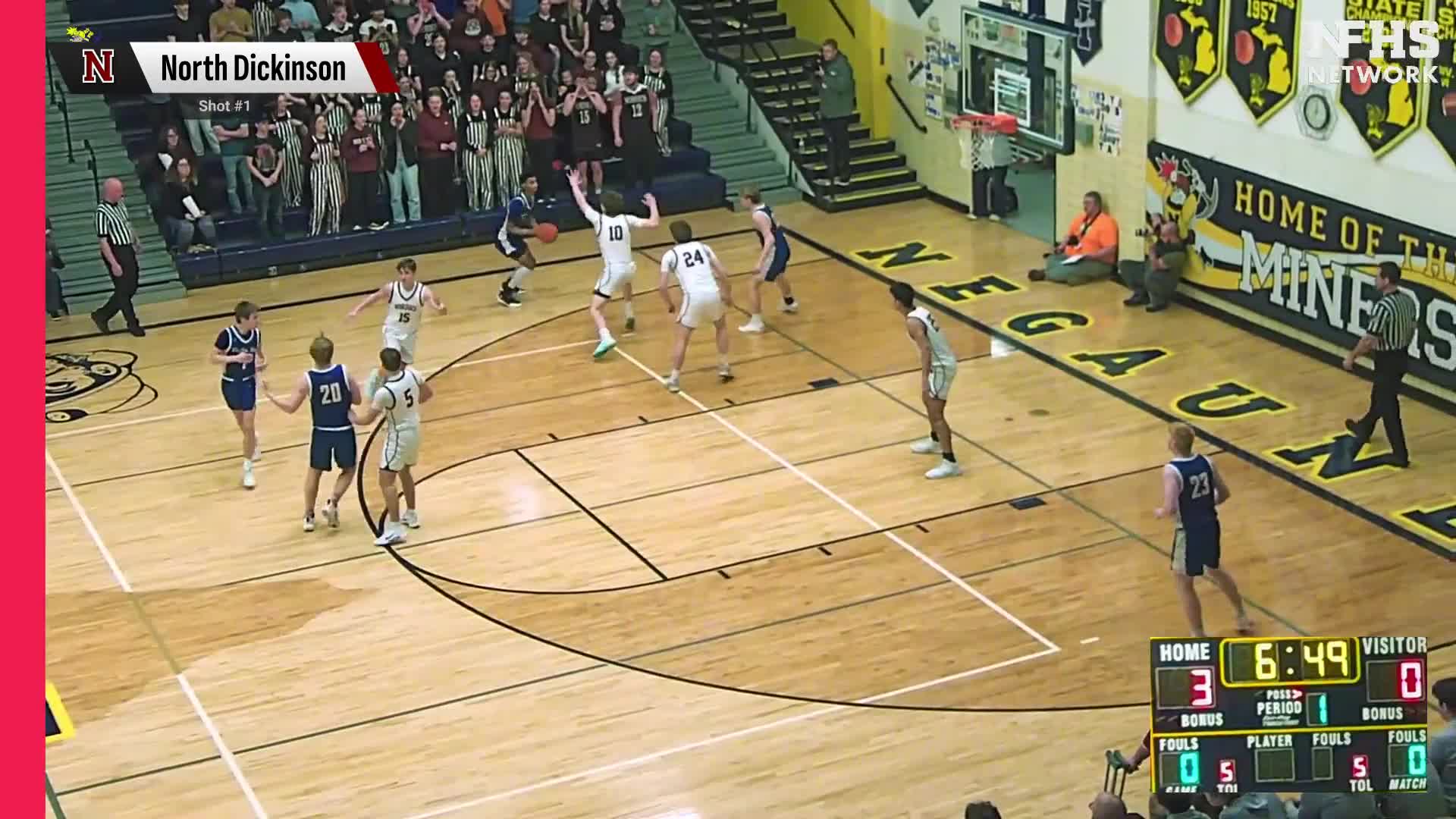 Basketball Recap: Thursday's  Defeat Ends North Dickinson's Winning Streak + How To Watch