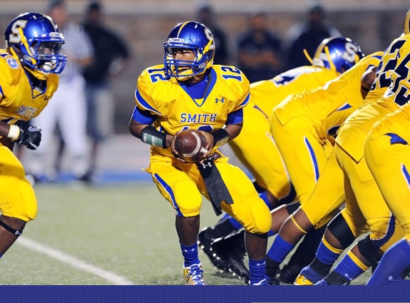 Oscar Smith has not scored under 34 during the playoffs.