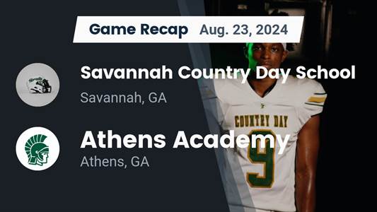 Football Recap: Athens Academy Skates Past Shaw with Ease