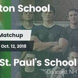 Football Game Recap: New Hampton School vs. St. Paul's