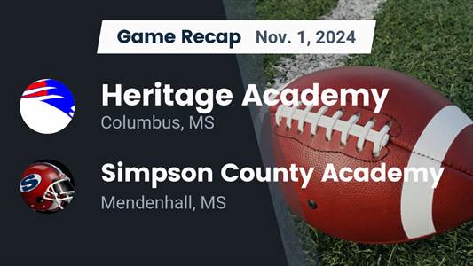 Football Recap: Simpson Academy Comes Up Short