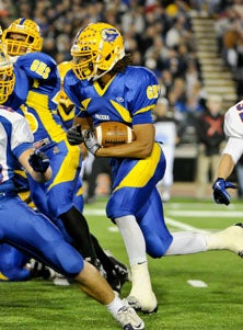 Thompson carried 13 times for 92 yards
but it wasn't nearly enough.