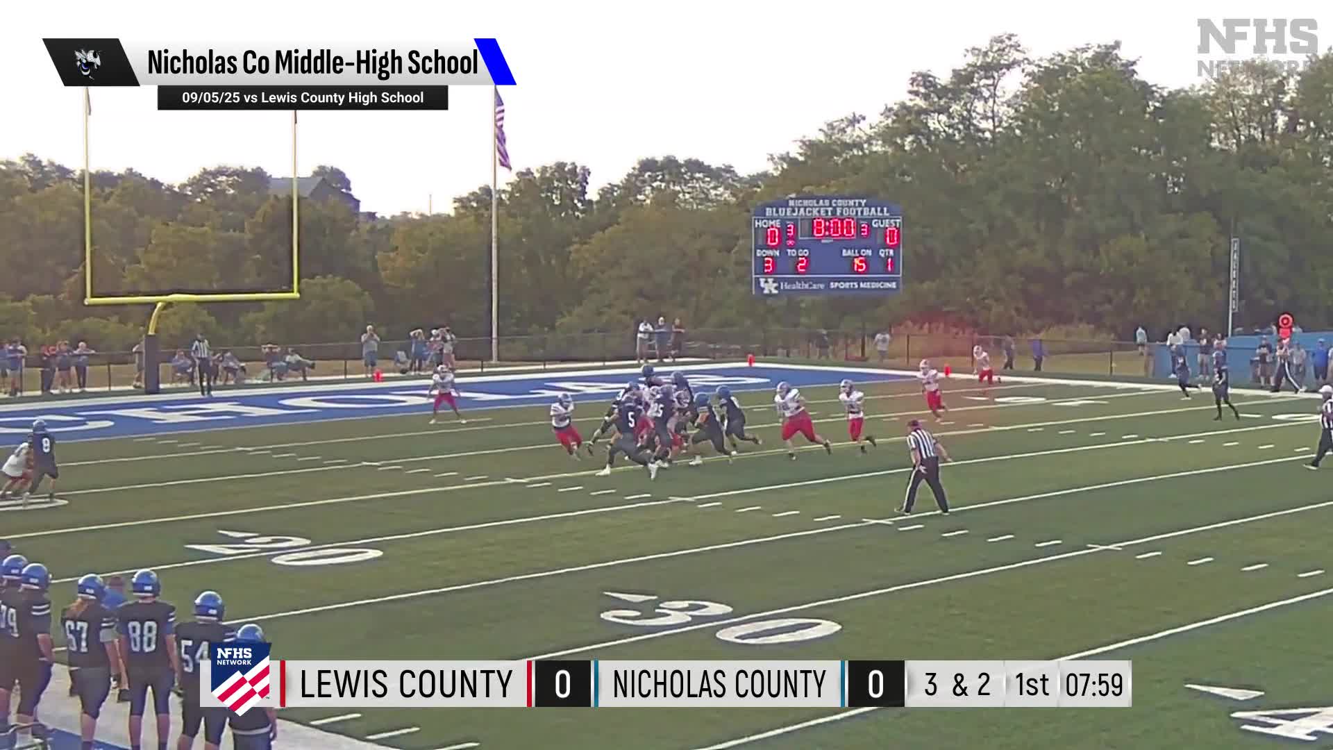 Football Recap: Paris Piles Up the Points Against Nicholas Count