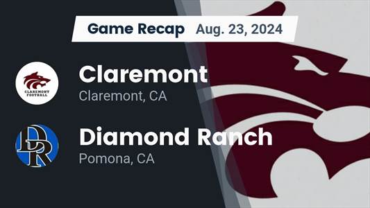Football Recap: Claremont Starts Season with  Win Against Diamon