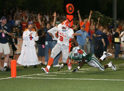 Powell's remarkable TD gave Gorman its last lead 14-7.
