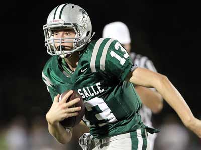 DLS QB Bart Houston rushed and passed for fourth-quarter touchdowns.