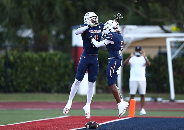 No. 7 Chaminade-Madonna enjoys dominant win against No. 19 Bergen Catholic Friday night. (Photo: Laura Martin)
