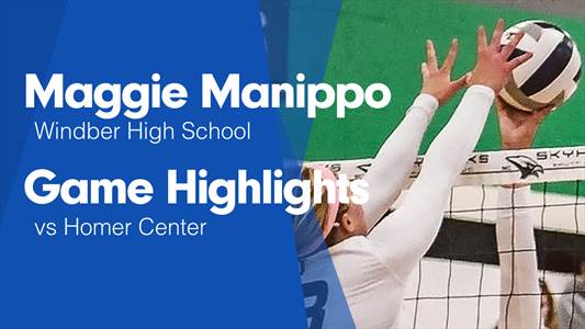 Maggie Manippo Game Report: vs Berlin Brothersvalley