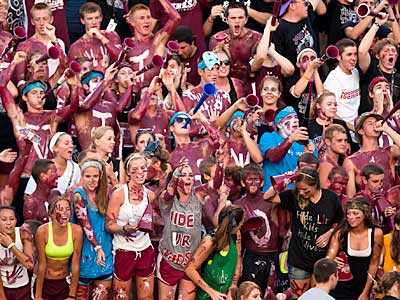 As usual, the fans flocked to this heated rivalry game.