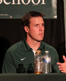 Justin Alumbaugh, new head coach
at De La Salle