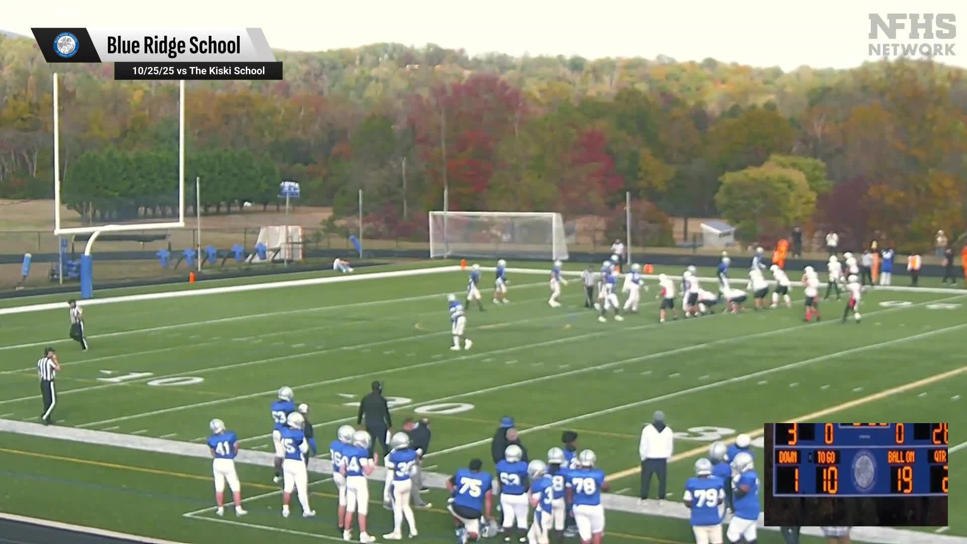 Football Recap: Blue Ridge Piles Up the Points Against the Covenant School