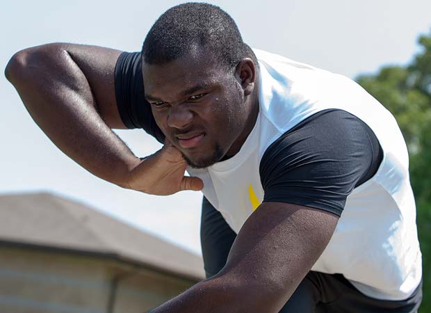 Johnson narrowly missed qualifying for the state meet in the shot put.