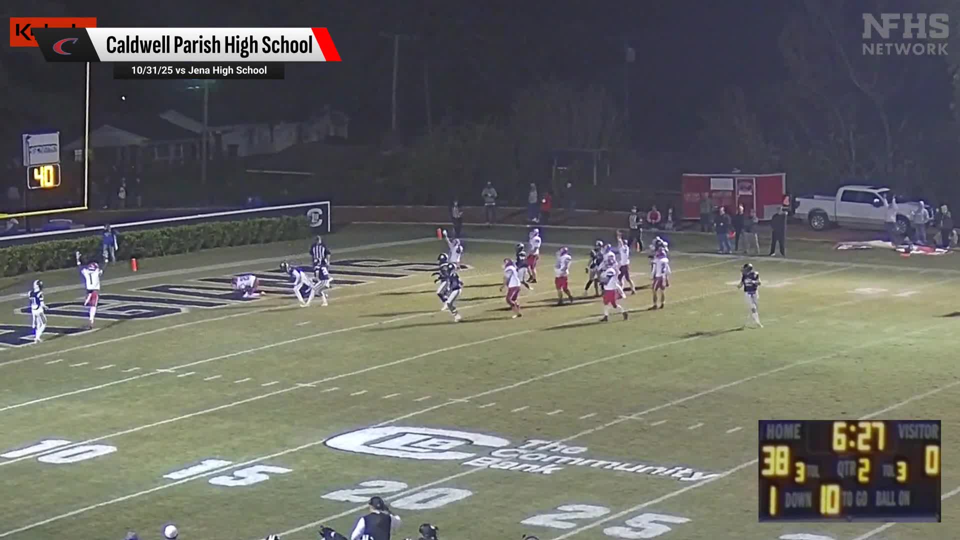 Football Recap: Caldwell Parish Skates Past Vidalia with Ease