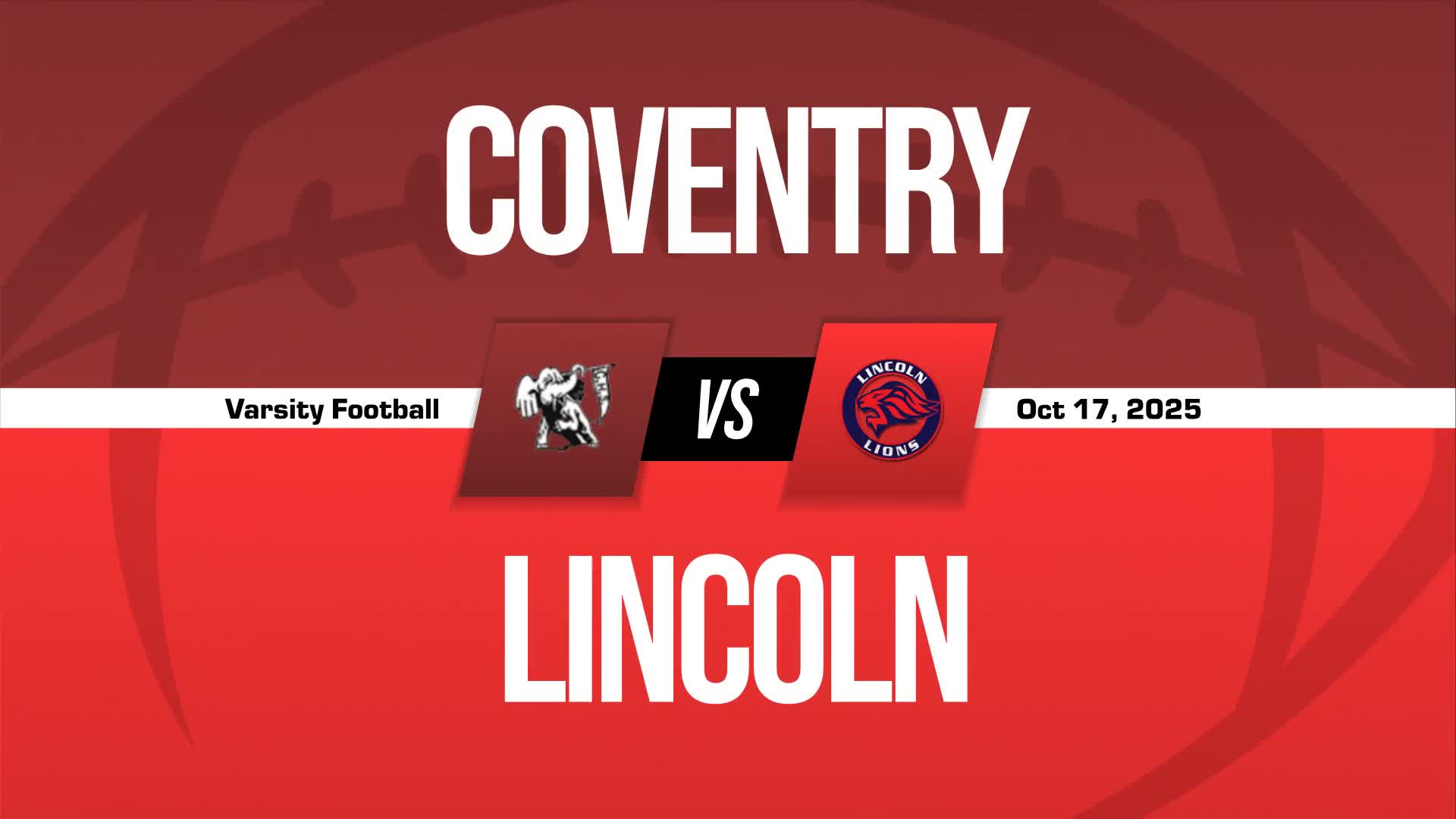 Football Game Preview: Coventry Oakers vs. Woonsocket Villa Nova