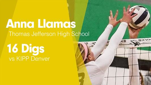 Anna Llamas Game Report: vs KIPP Denver Collegiate