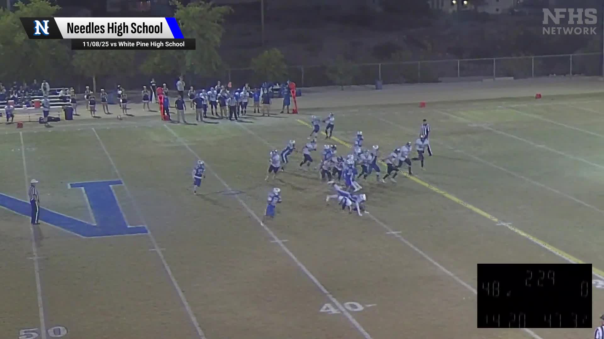 Football Recap: Needles'  Win  on Saturday Extends Winning Strea