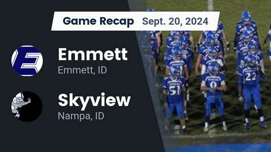 Football Recap: Lincoln Thayn's Big Game Can't Quite Lead Emmett