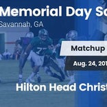Football Game Recap: Memorial Day vs. Hilton Head Christian Acad