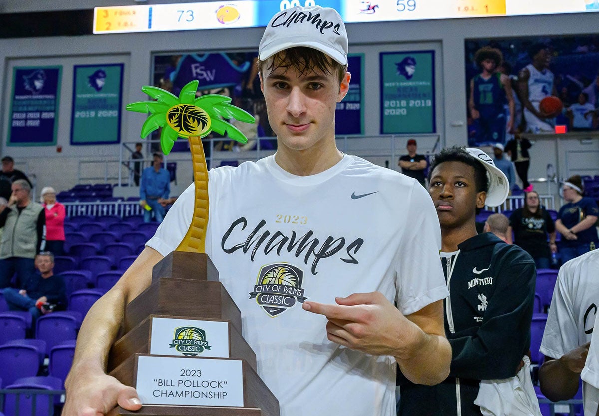 Cooper Flagg is one of 17 players from Montverde Academy to be named to the McDonald's All American team since 2013. This year he will be joined by teammates Liam McNeeley and Derik Queen. (Photo: Eugene Alonzo)