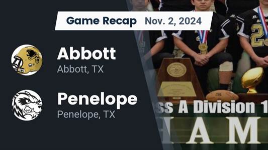 Football Game Preview: Abbott Panthers vs. Aquilla Cougars