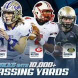 High school quarterbacks with at least 10,000 career yards passing