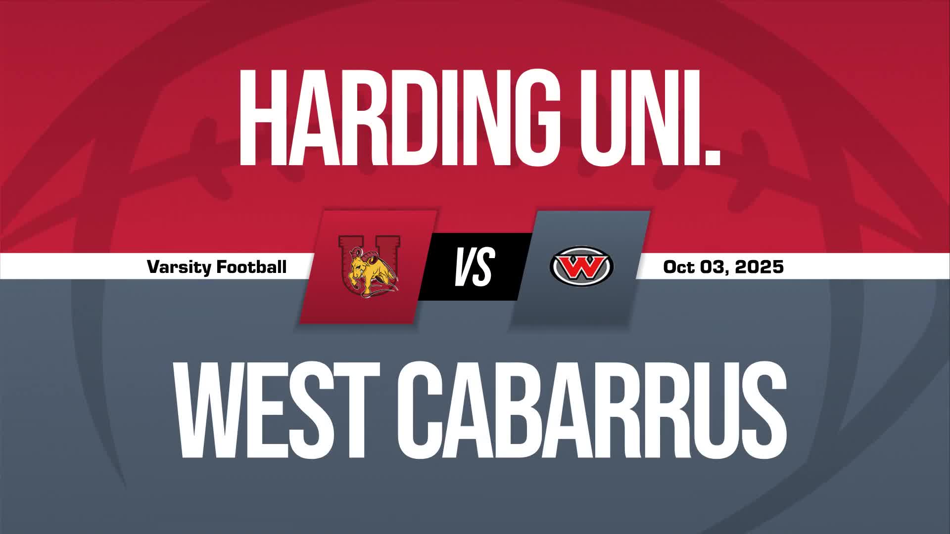 Football Recap: West Cabarrus Takes a Loss