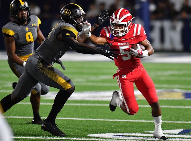 Marceese Yetts (5), Mater Dei running back