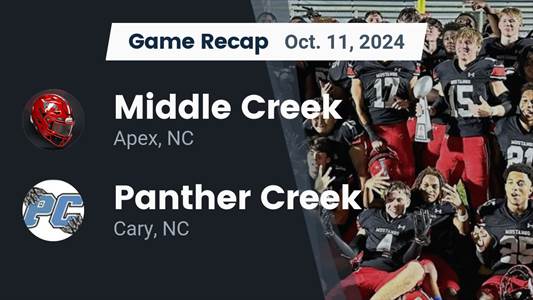 Football Game Preview: Middle Creek Mustangs vs. Apex Cougars