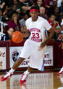 Madison (Houston) star Roderick Smith will look to put on a show in the dunk contest for the home crowd.