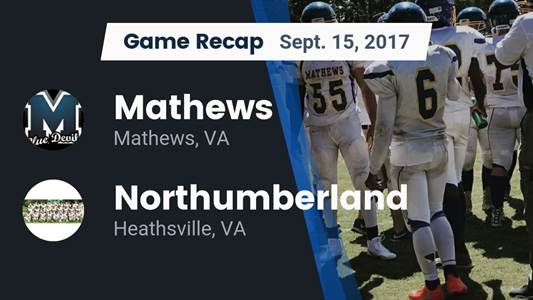 Football Game Preview: Mathews vs. Northumberland