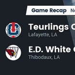 Football Game Recap: E.D. White Cardinals vs. Teurlings Catholic Rebels