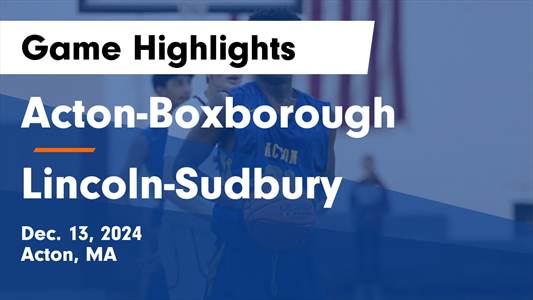 Basketball Game Preview: Acton-Boxborough The Revolution vs. Wal