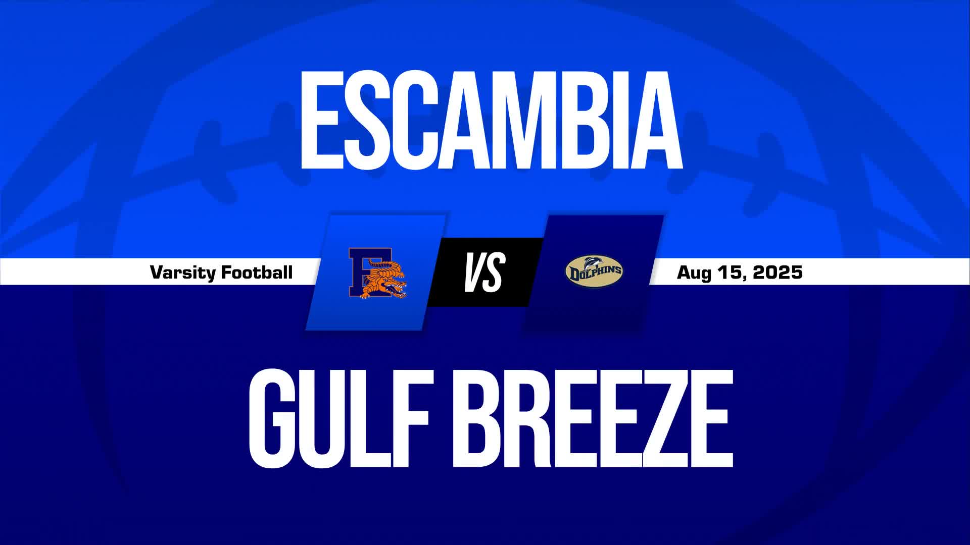 Football Recap: Escambia Piles Up the Points Against Pensacola + How To Watch